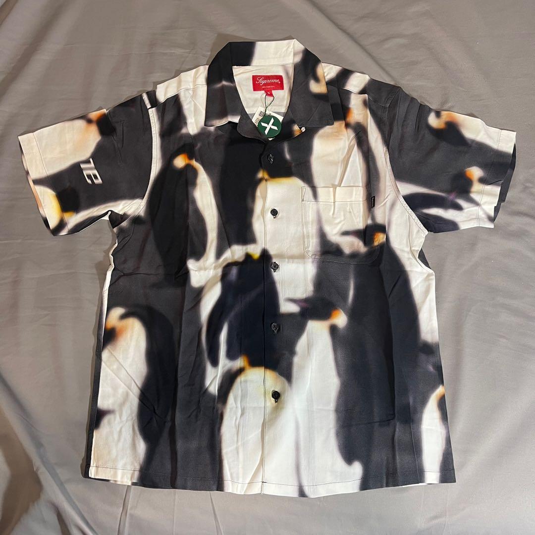 Supreme Penguins Rayon S/S Shirt XL 美品 www.krzysztofbialy.com