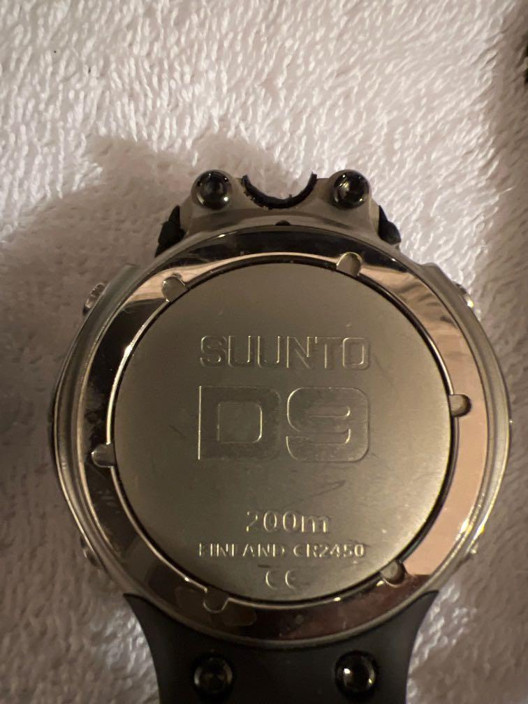 Suunto D9 diving watch with Wireless tank pressure transmitter