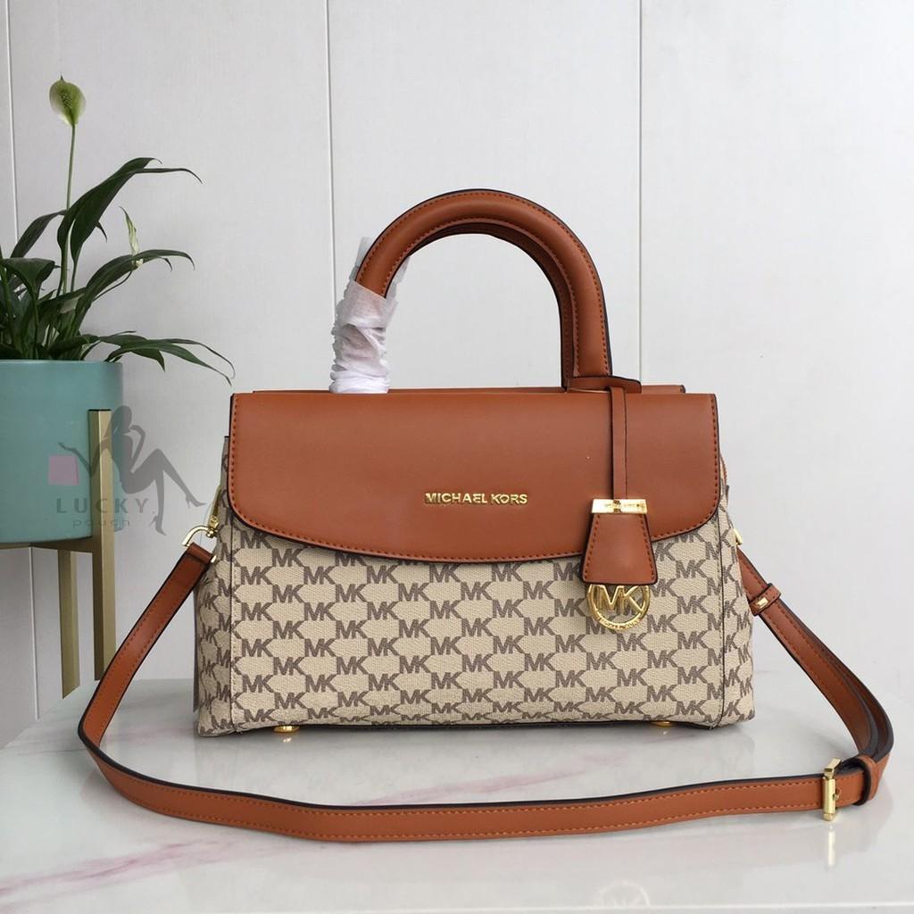 Tas Wanita Michael Kors Original MK Genuine Leather Shoulder Bag