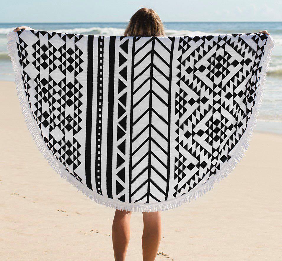Aztec print hotsell towels