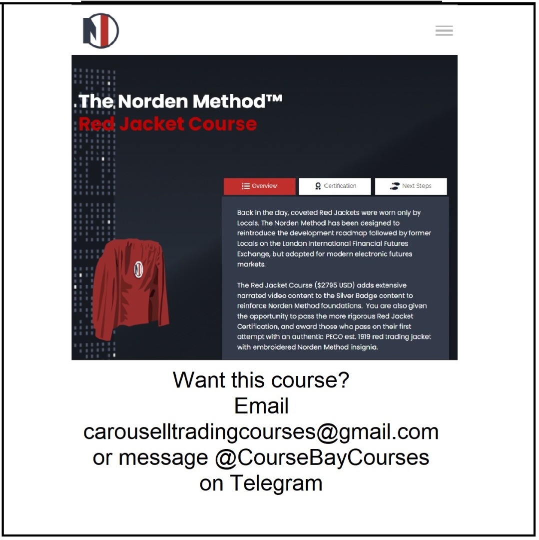 The Norden Method Red Jacket Course Gary Norden, Hobbies & Toys