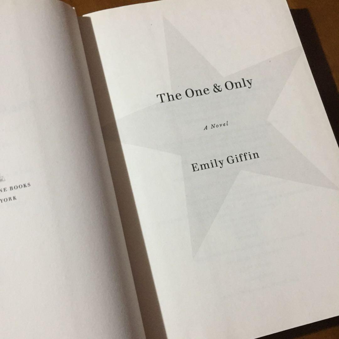 The One Only By Emily Giffin Hobbies Toys Books Magazines The One Only By Emily Giffin Hobbies Toys Books Magazines