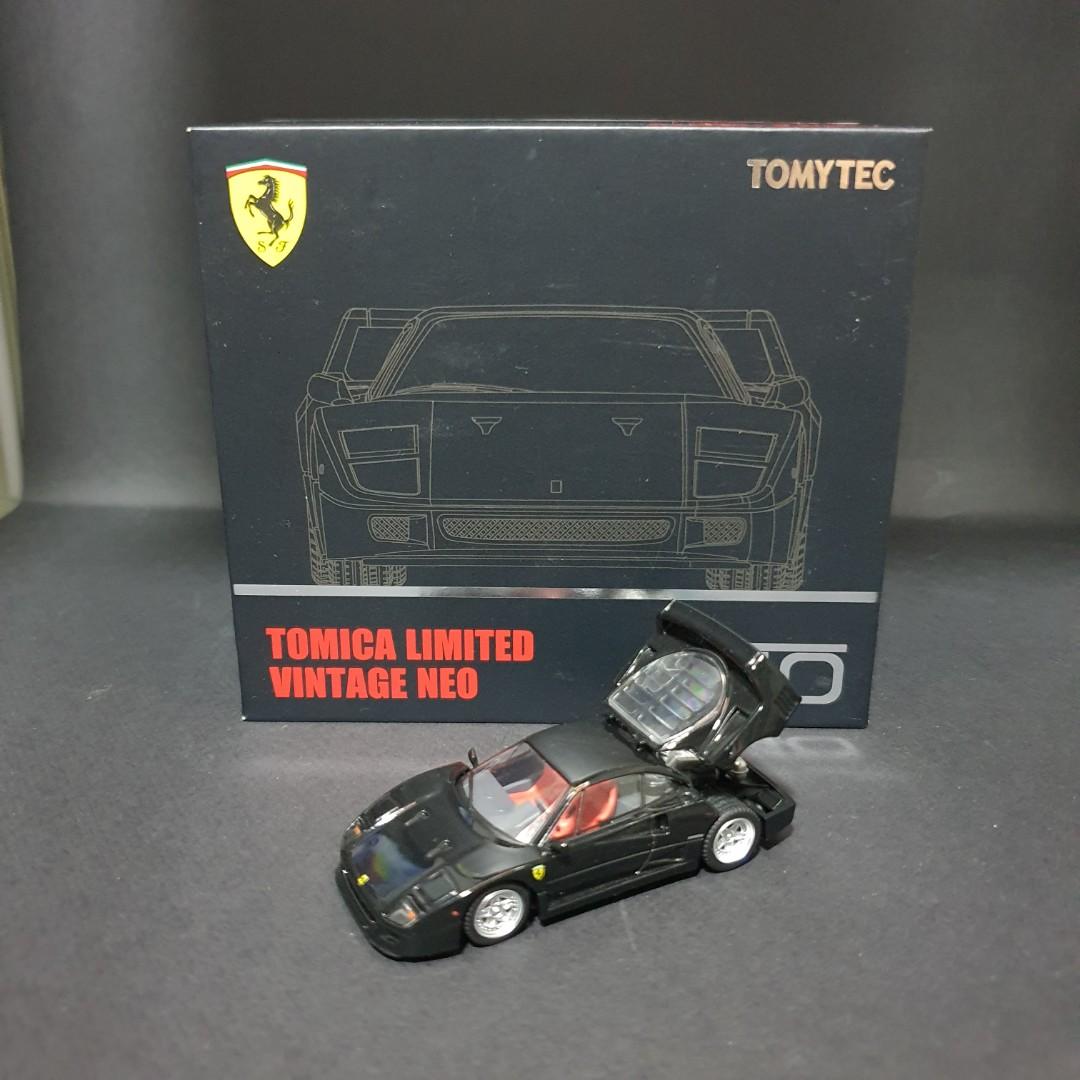 Tomica Limited Vintage Neo Ferrari F40 Black TLVN Hobbies