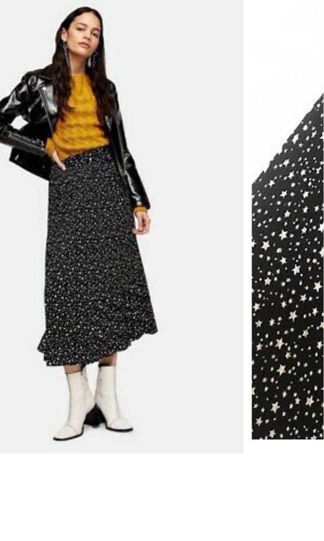 Star midi skirt topshop outlet