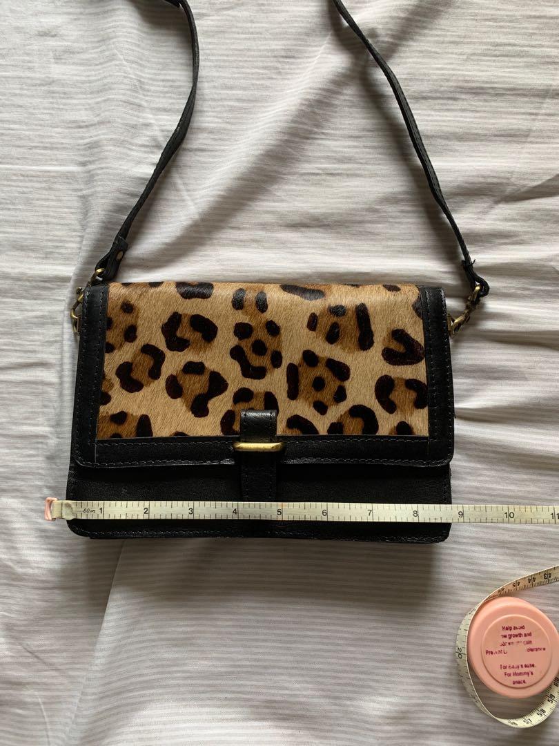 Leopard fur bag topshop sale