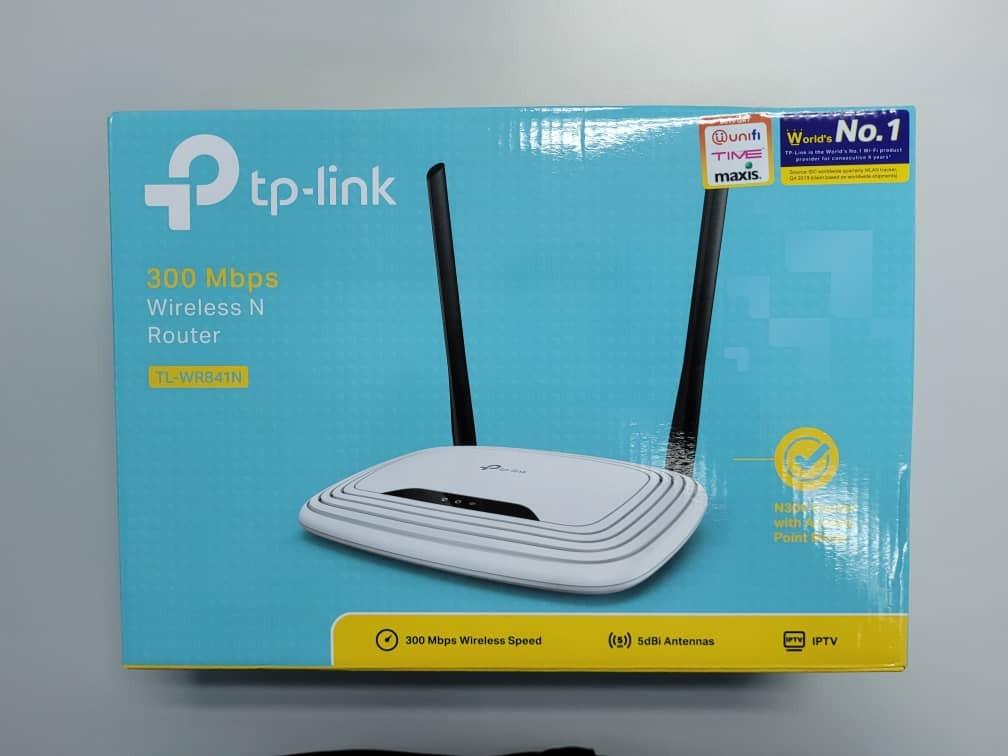 (LIKE NEW) TP-LINK Wireless N300 Unifi Router TL-WR841N With Repeater AP Mode, Computers & Tech