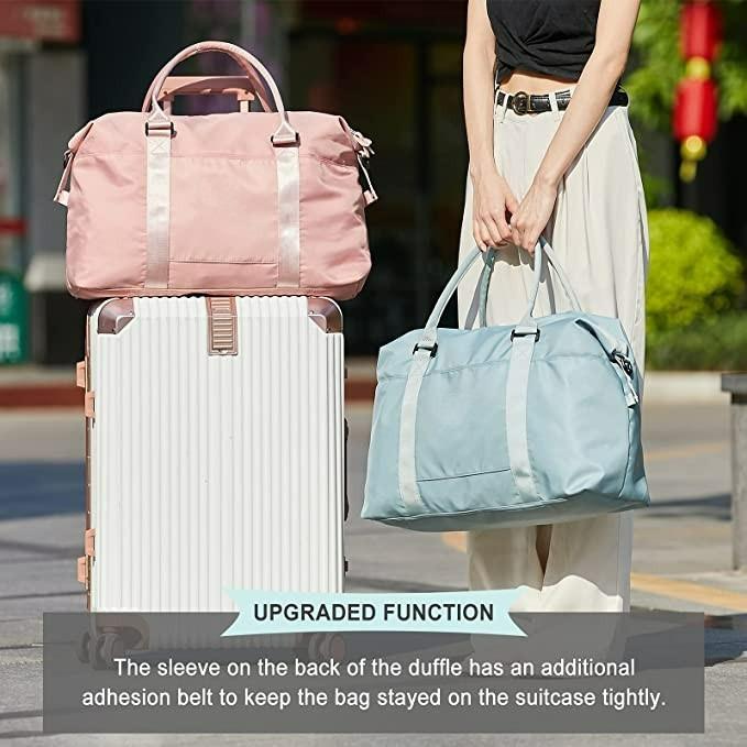 Weekend travel top bag womens