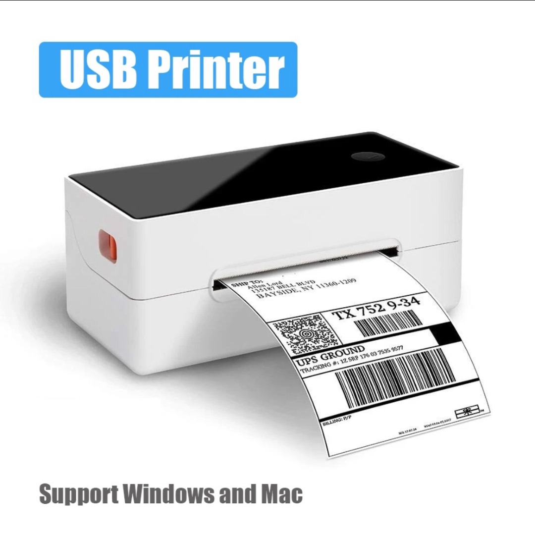 USB Thermal Label Printer Rongta RP421 (FREE thermal label ...
