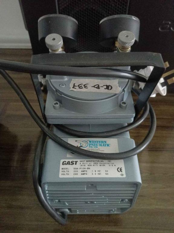 Vacuum Pump Gast P9,800 Each, Health & Nutrition, Medical Supplies