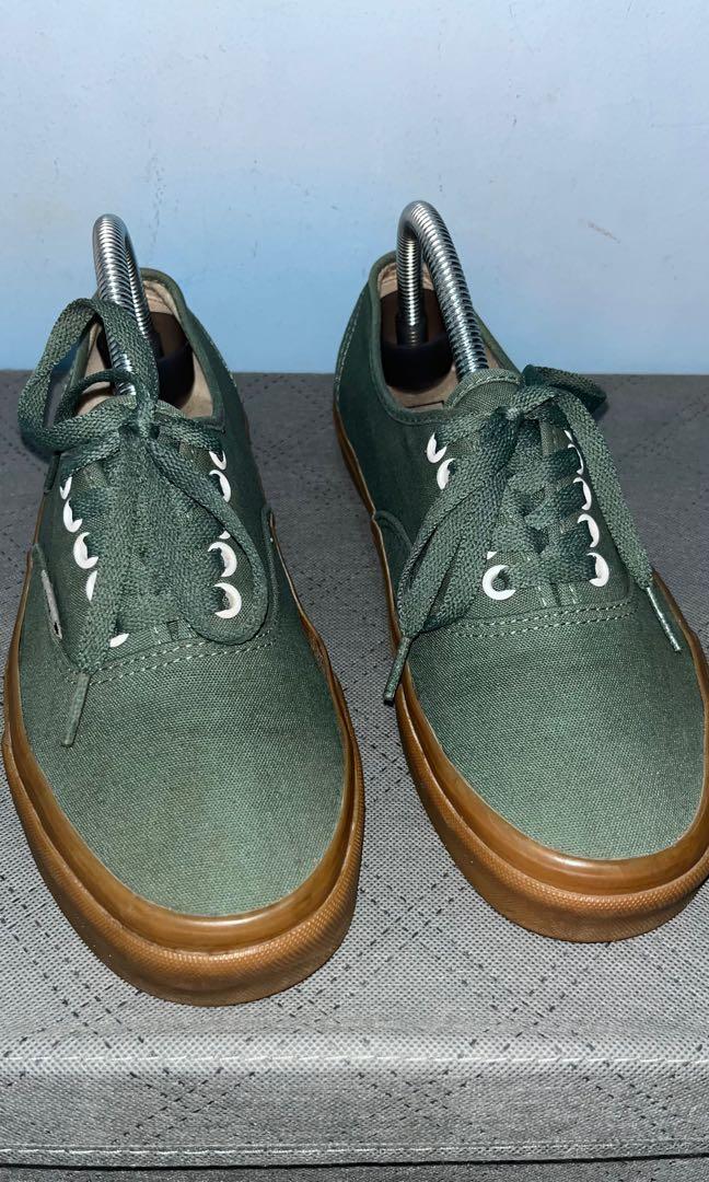 Vans Authentic Duck Green Gum Fesyen Pria Sepatu Sneakers di