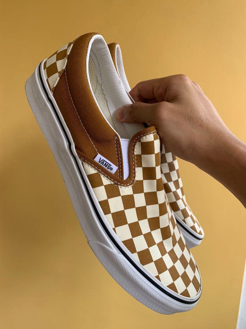 Vans Checkerboard Slip on Men s Fashion Footwear Sneakers on