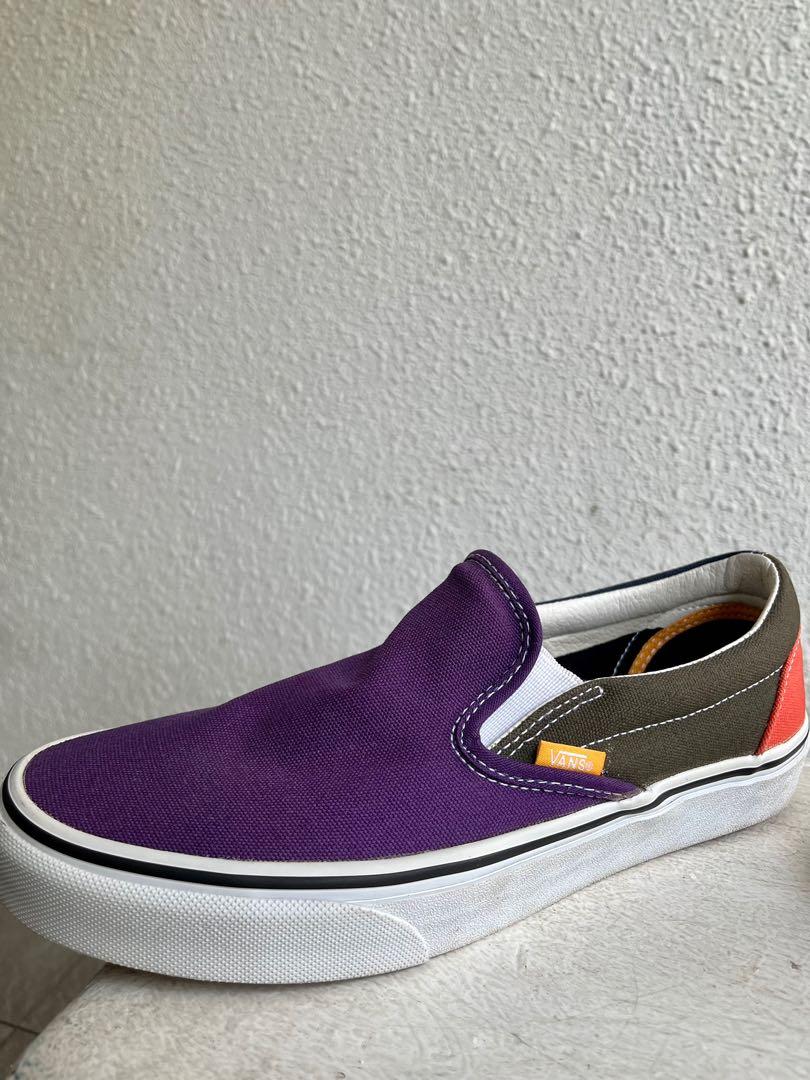Vans Classic Slip On US 7.0 Purple Multi Colour Men s Fashion