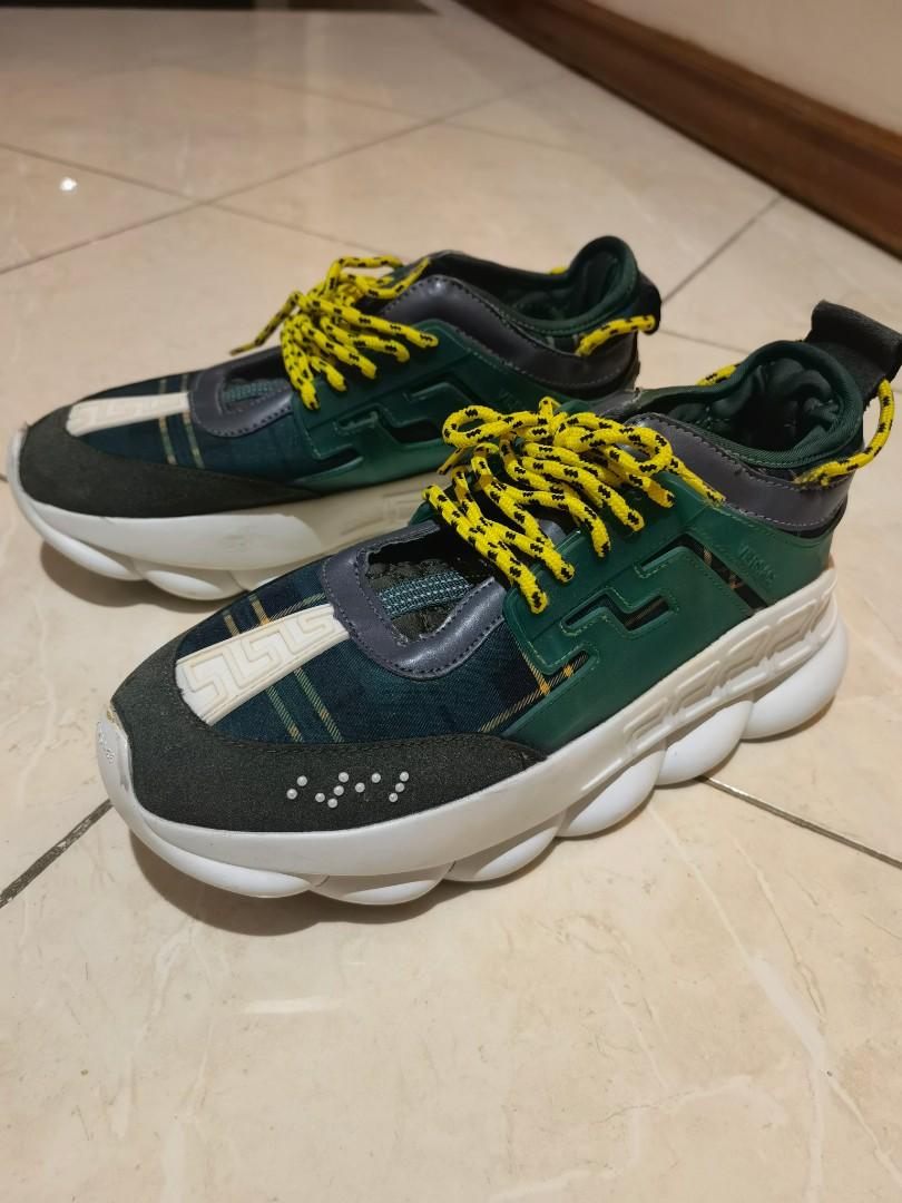 Fake versace top chain reaction shoes