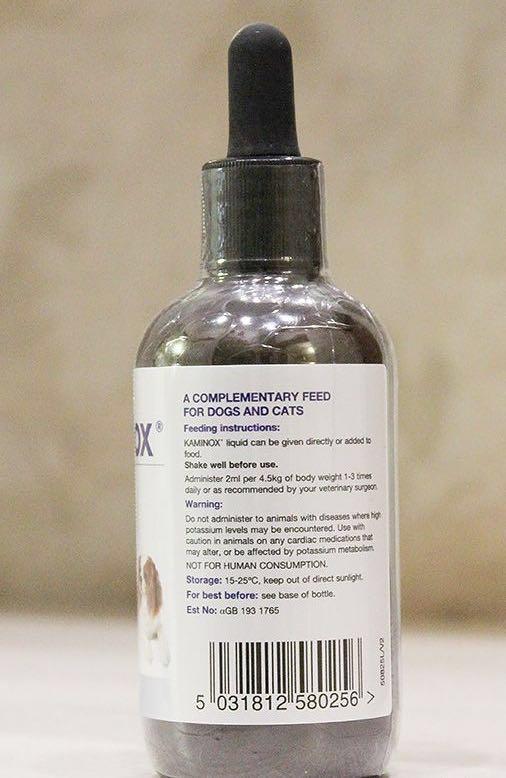 120ml Vetplus Kaminox Liquid Potassium