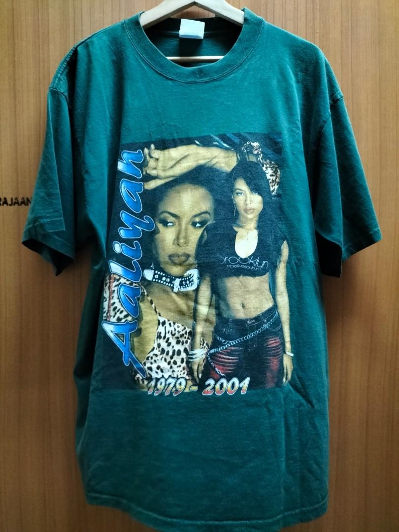 Aaliyah 2001 Bootleg Tribute Rap Tee /XL - メンズ