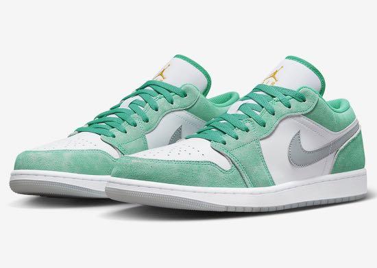 Air jordan 1 hotsell low gs green