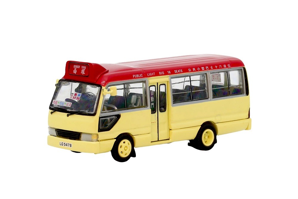 み〜 1/76 BEST CHOOSE 香港豐田COASTER 小巴- 紅頂(147605), 興趣及
