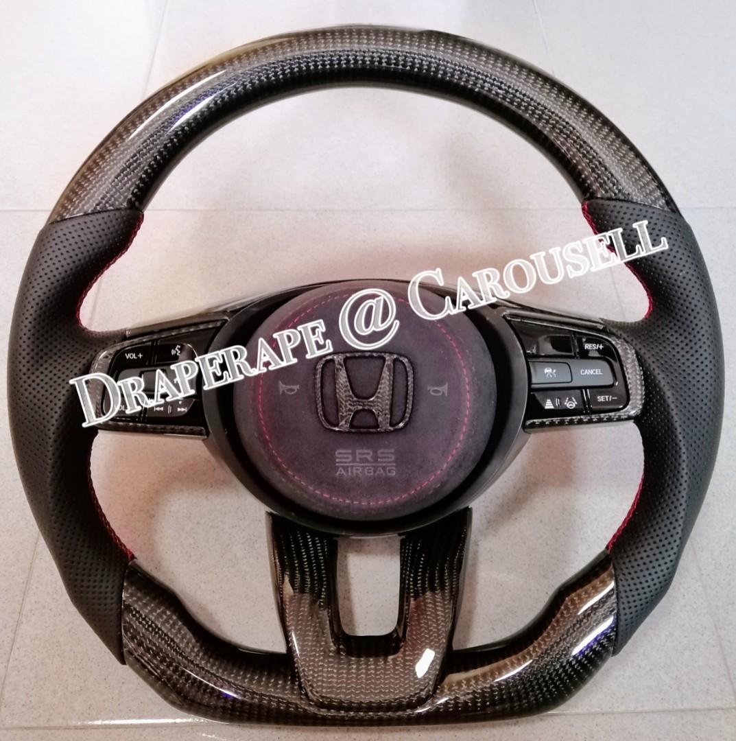 2021 Honda Vezel HRV Carbon Fibre Steering Wheel Carbon Fiber