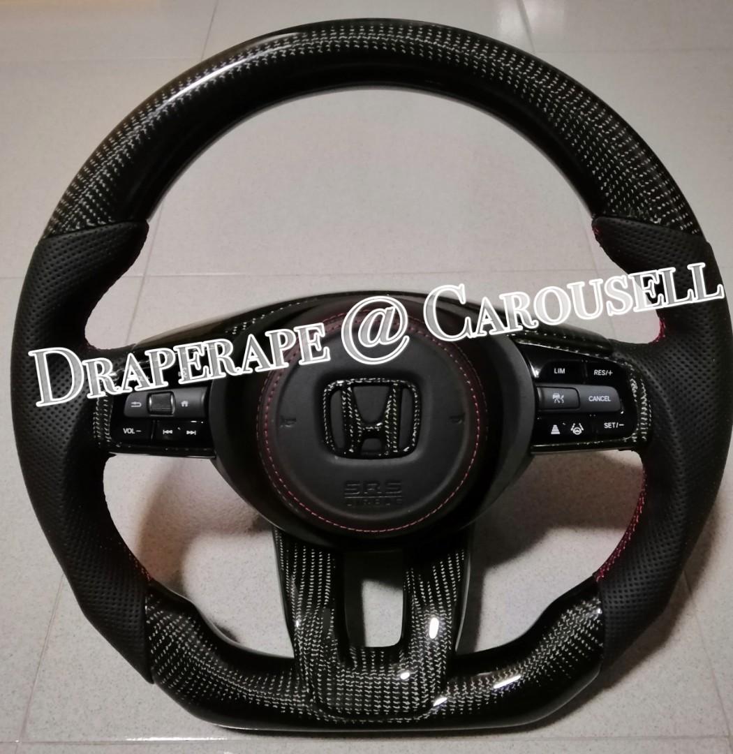 2021 Honda Vezel HRV Carbon Fibre Steering Wheel Carbon Fiber