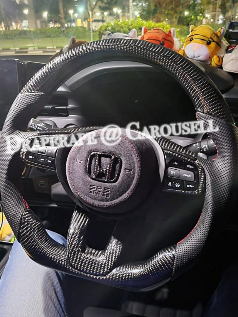 2021 Honda Vezel HRV Carbon Fibre Steering Wheel Carbon Fiber