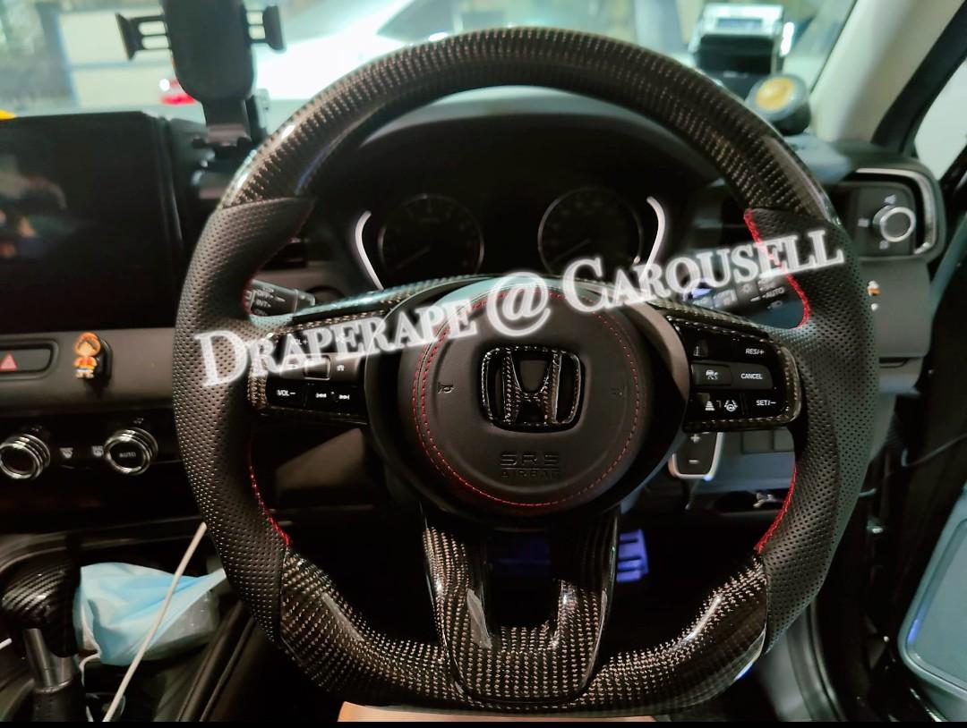 2021 Honda Vezel HRV Carbon Fibre Steering Wheel Carbon Fiber