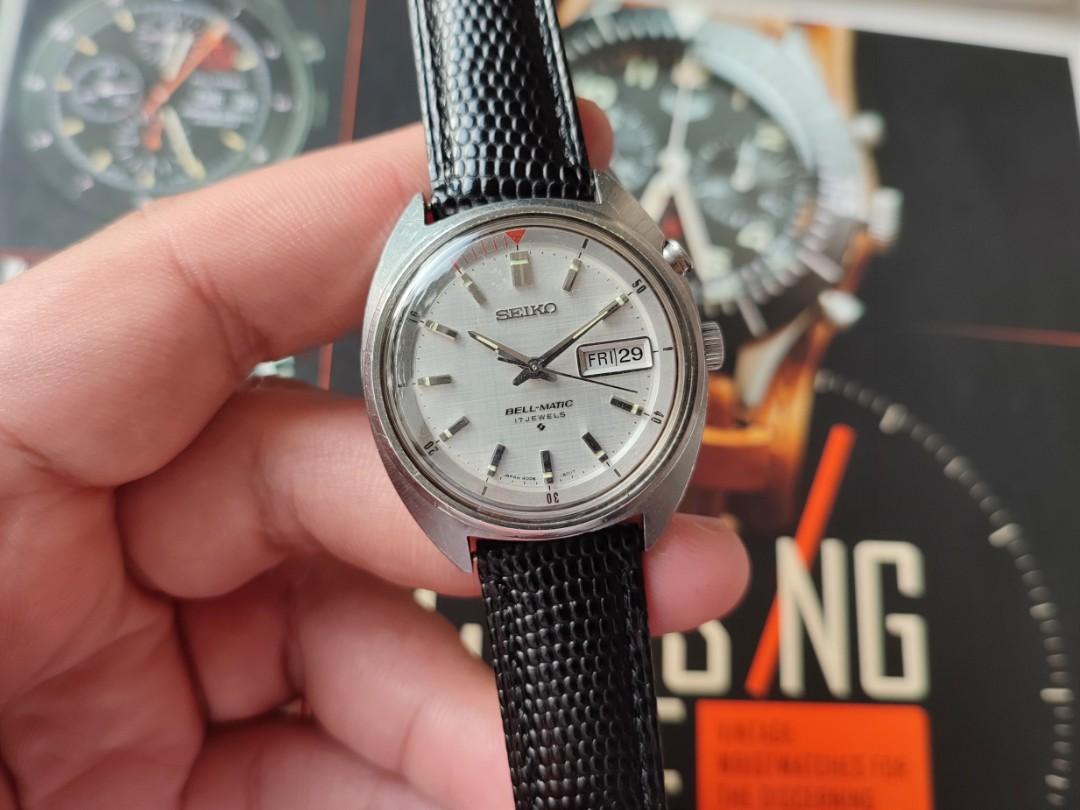 70's Vintage Rare Seiko Bellmatic 4006-6011, Men's Fashion, Watches &  Accessories, Watches on Carousell
