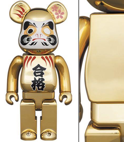 BE@RBRICK 達磨 合格 金メッキ 弐 400％ 100% 2体ずつ（BE