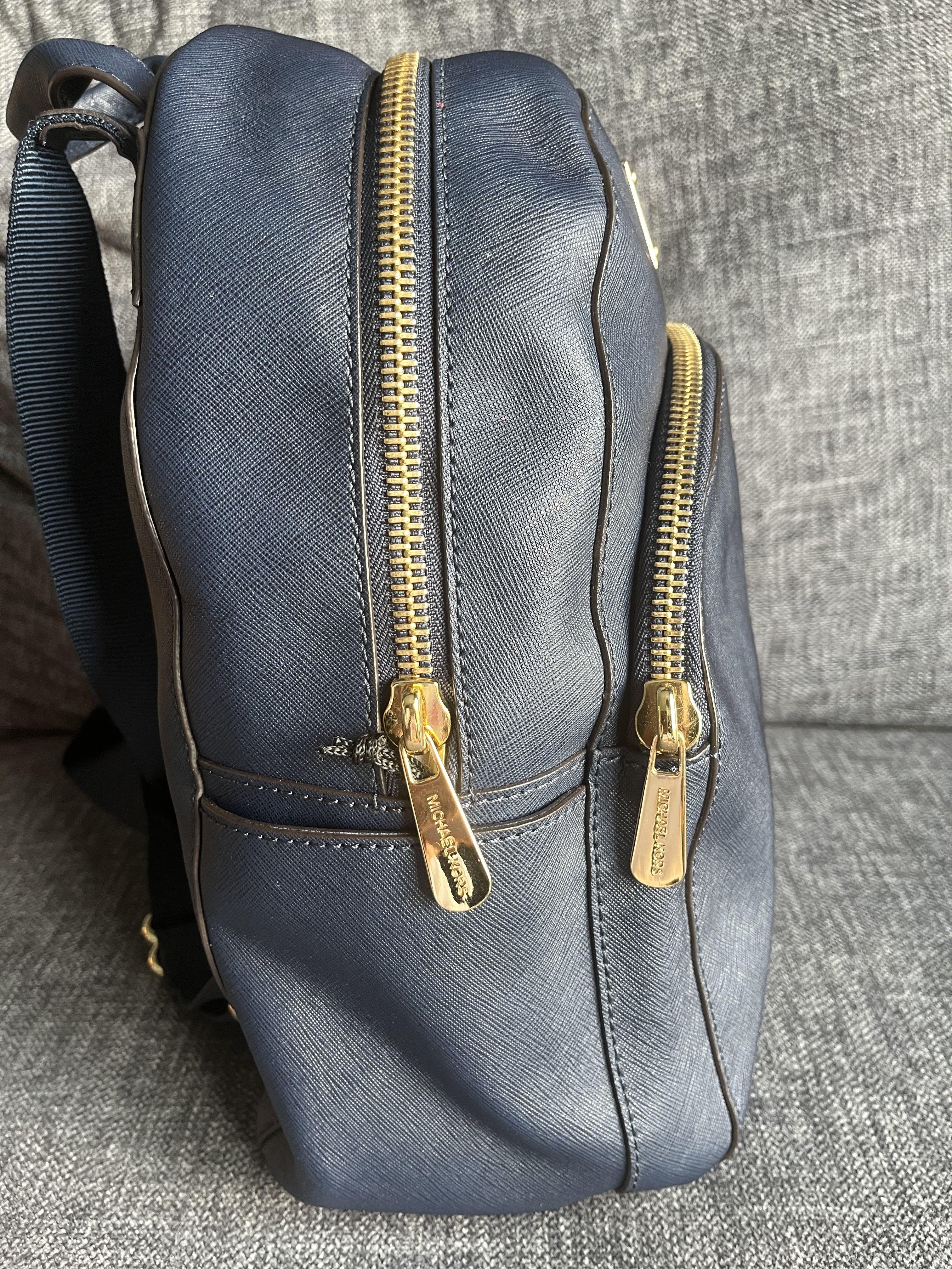 Michael kors bedford backpack gold on sale