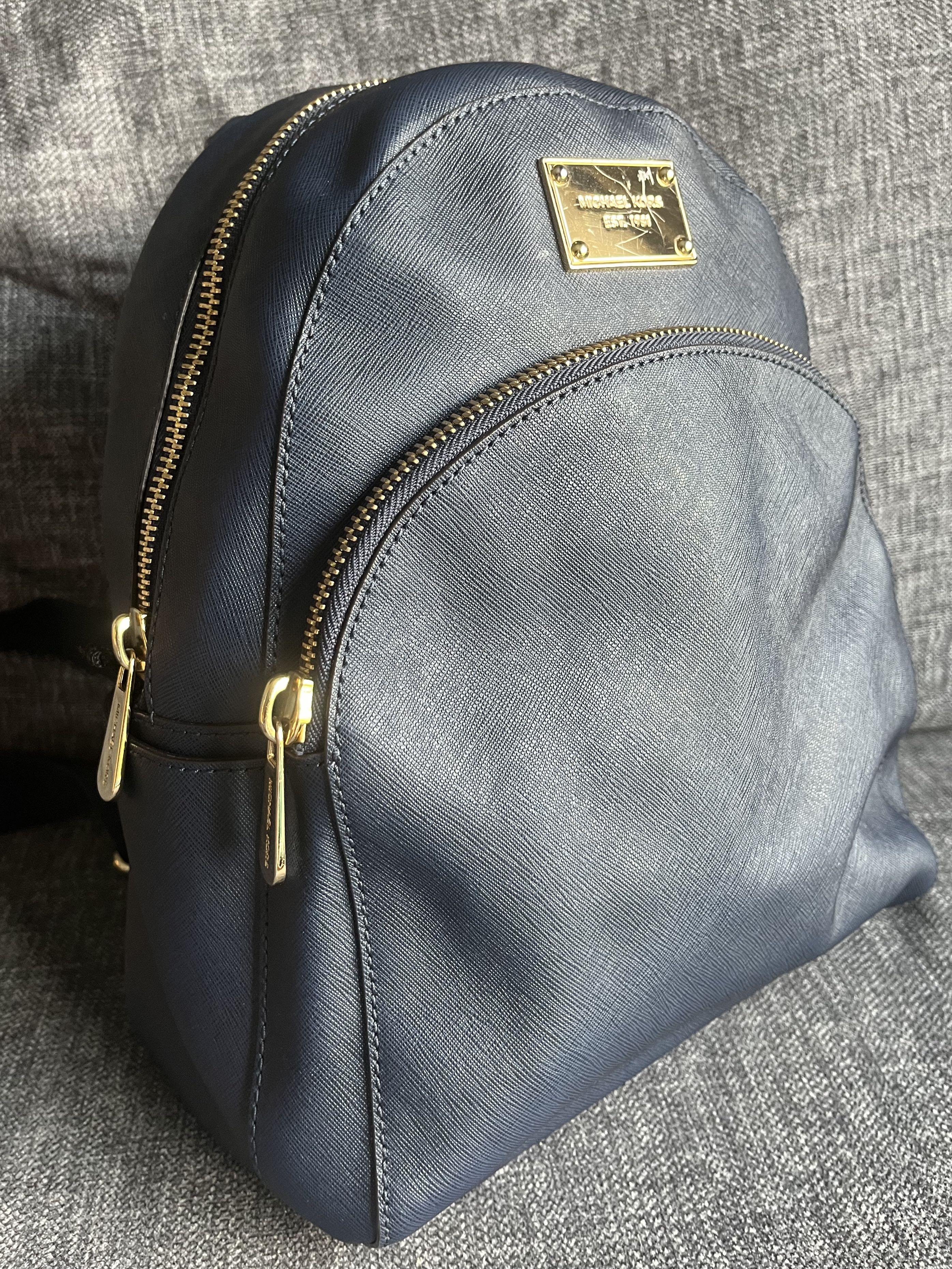 Michael kors bedford backpack gold on sale