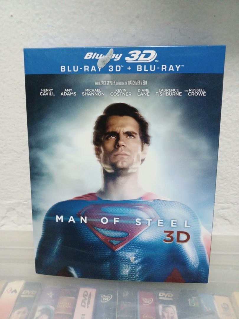 超人 鋼鐵英雄blu Ray 3d 藍光碟英語對白中文字幕 興趣及遊戲 音樂樂器 配件 音樂與媒體 Cd 及dvd Carousell