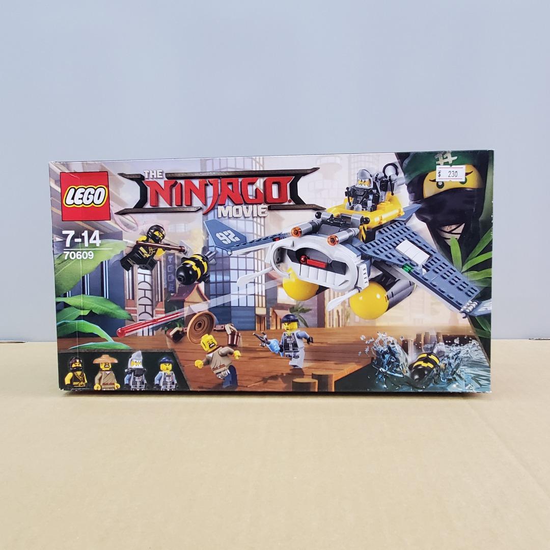 全新 Lego Ninjago 70609 Manta Ray Bomber 樂高旋風忍者系列 曼塔博雷射轟炸機，全新，未開，盒正常 (如圖 ...