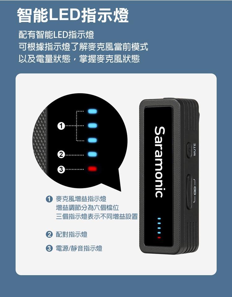 Pro　B8　楓笛一對四2.4GHz無麥克風系統香港行貨原廠二年保養(　Four-Channel　System　Wireless　Microphone　全城最抵現貨/限今日包郵Saramonic　Blink500