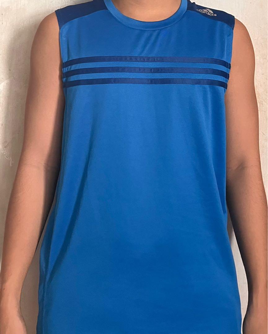 Adidas Running Shirt ketekan/tanpa lengan ORIGINAL