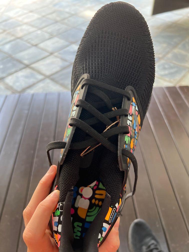 Ultraboost shoes core black  core black on sale  glow green