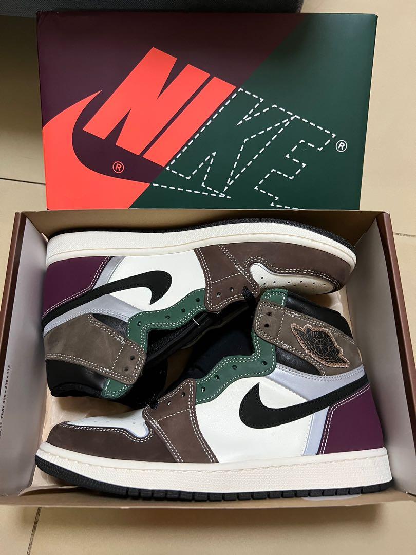 Air jordan 1 hand crafted, Men's Fashion, Footwear, Sneakers on Carousell