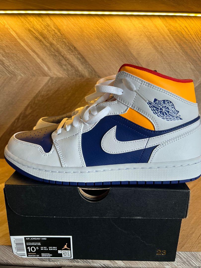 Air jordan 1 mid deep royal blue on sale