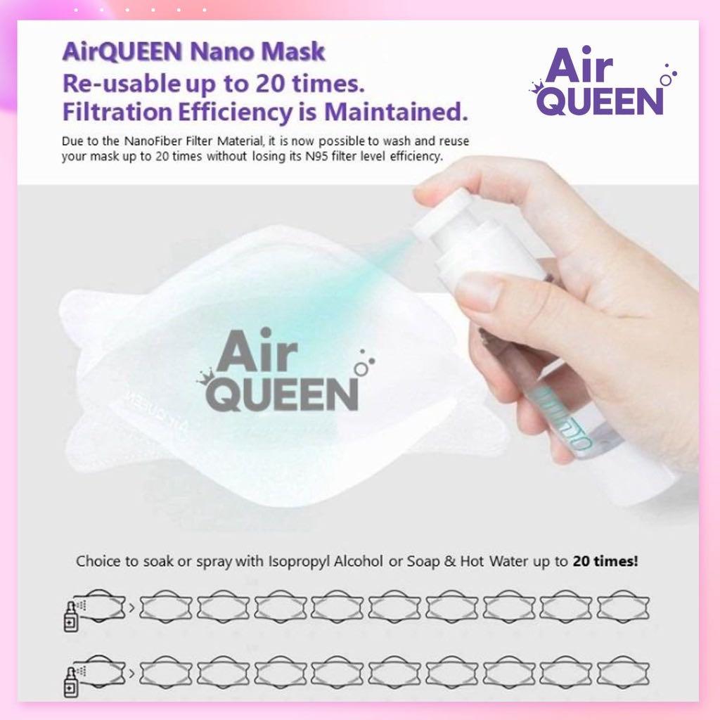 Air Queen Nano Mask ORIGINAL, Health & Nutrition, Face Masks & Face