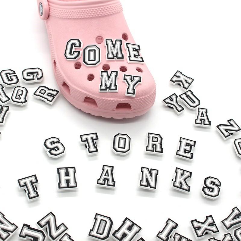 Alphabet jibbitz discount