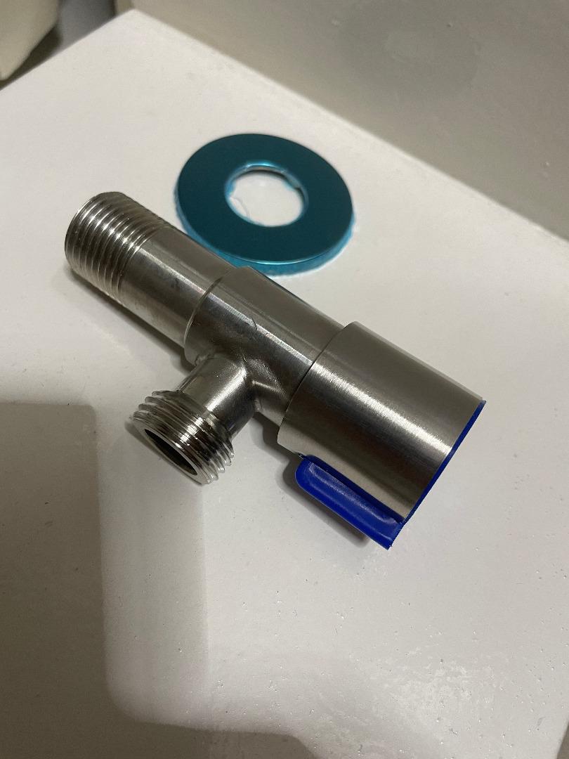 Angle Valve Tap Hot Cold Bidet spray gun/ Flexible hose/ Pipe Tap ...