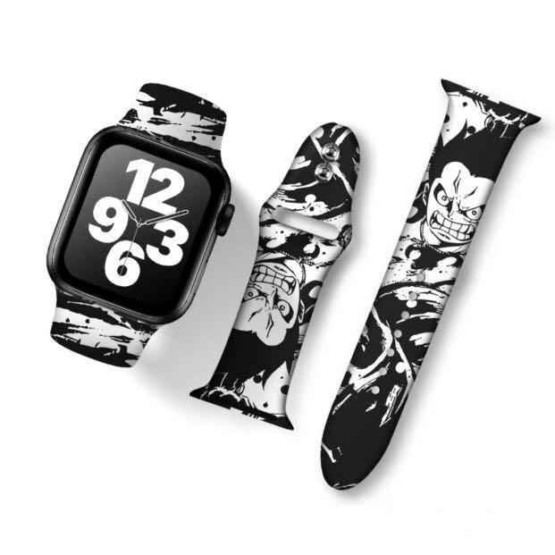 多款動漫)Apple Watch 錶帶iwatch strap 路飛/火拳艾斯/佐助/鳴人/喬巴