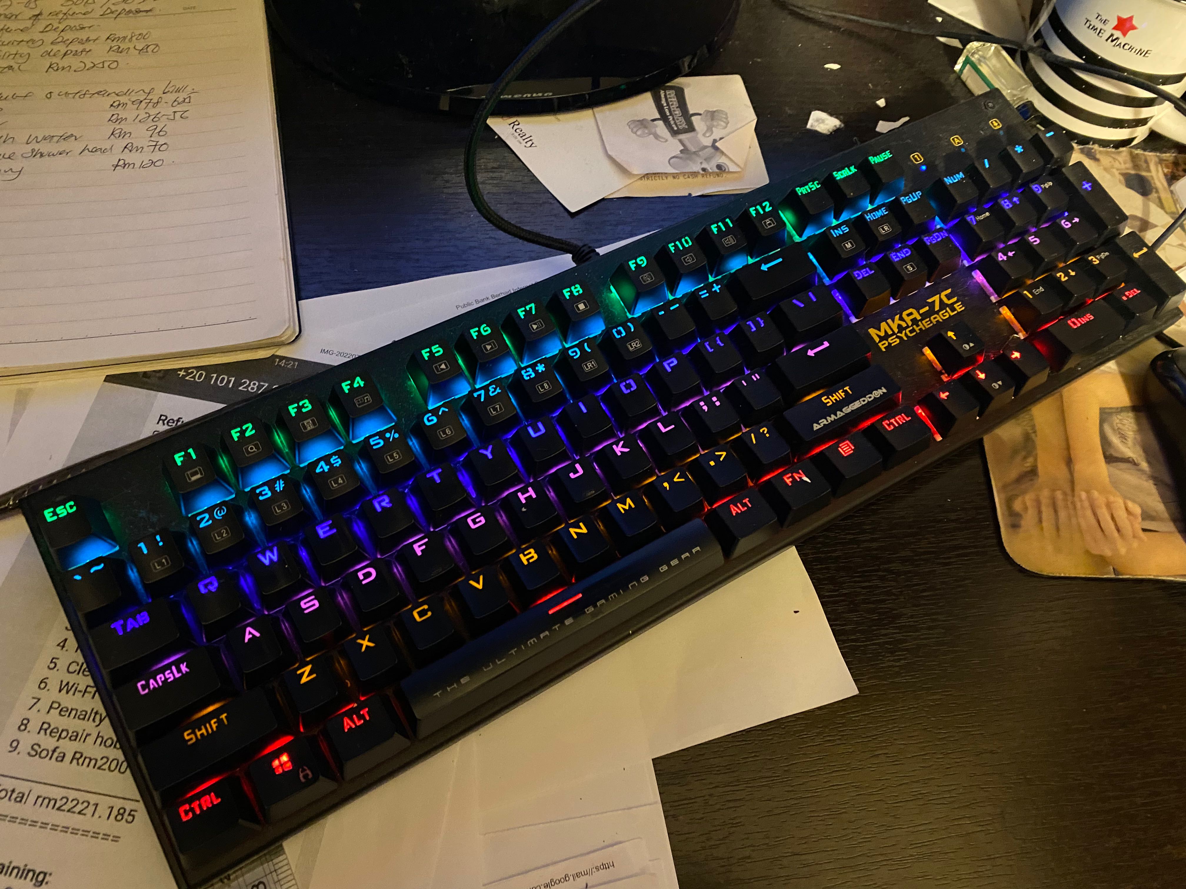 Armaggeddon MKA-7C & Zero 87| Blue Switch | Mechanical Keyboard ...