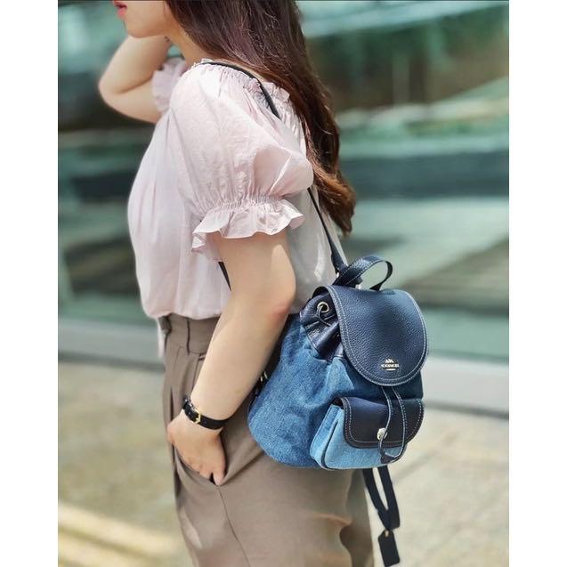 Coach Backpack Handbags  Bags Denim Exterior for Women for sale  eBay