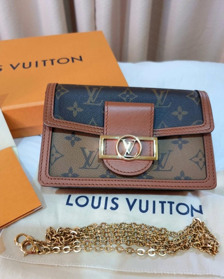 Authentic Lv Dauphine woc remake, Luxury, Bags & Wallets on Carousell
