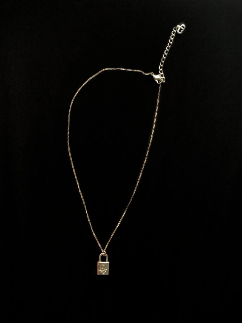 Authentic Vintage Christian Dior Padlock Necklace