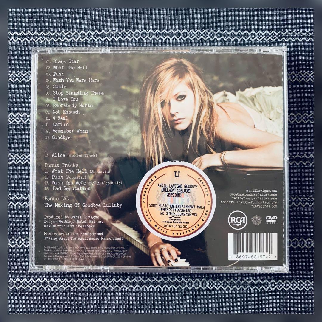 Avril Lavigne Goodbye Lullaby Deluxe Edition CD DVD, Hobbies  Toys,  Music  Media, CDs  DVDs on Carousell
