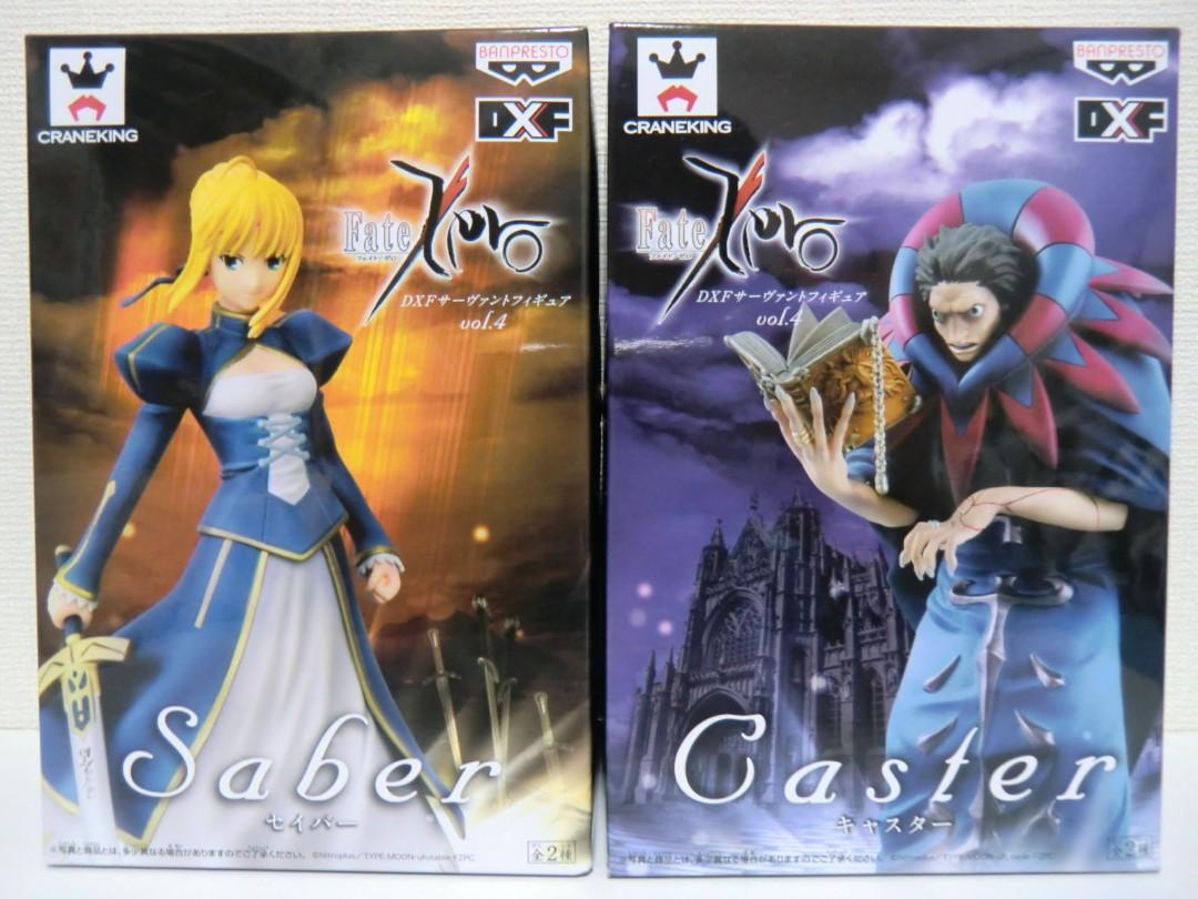 Banpresto Fate Zero Volume 4 Dxf Servant Caster Saber Anime Action Figure Hobbies Toys Toys Games On Carousell