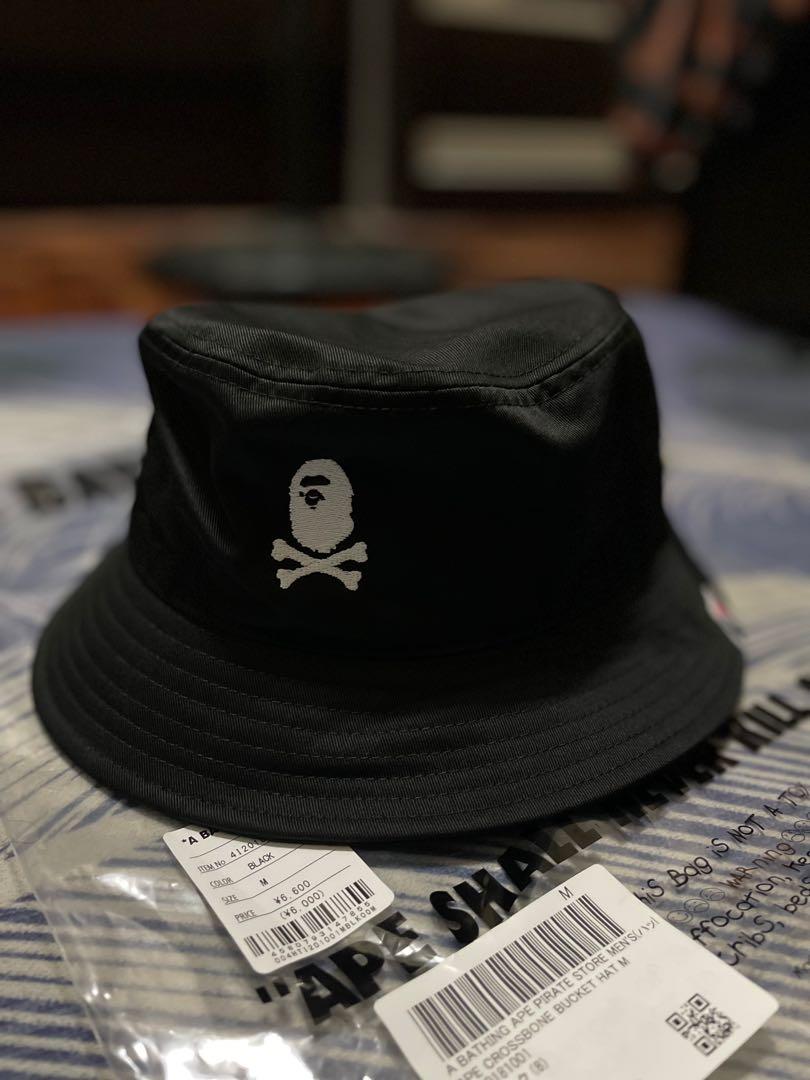 Bape bucket hat 2024 black