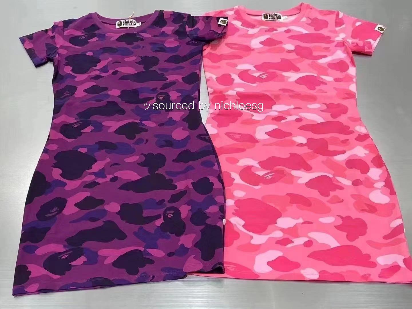 bape bodycon dress Women's A Bathing Ape 1st Camo Tank Dress in Green