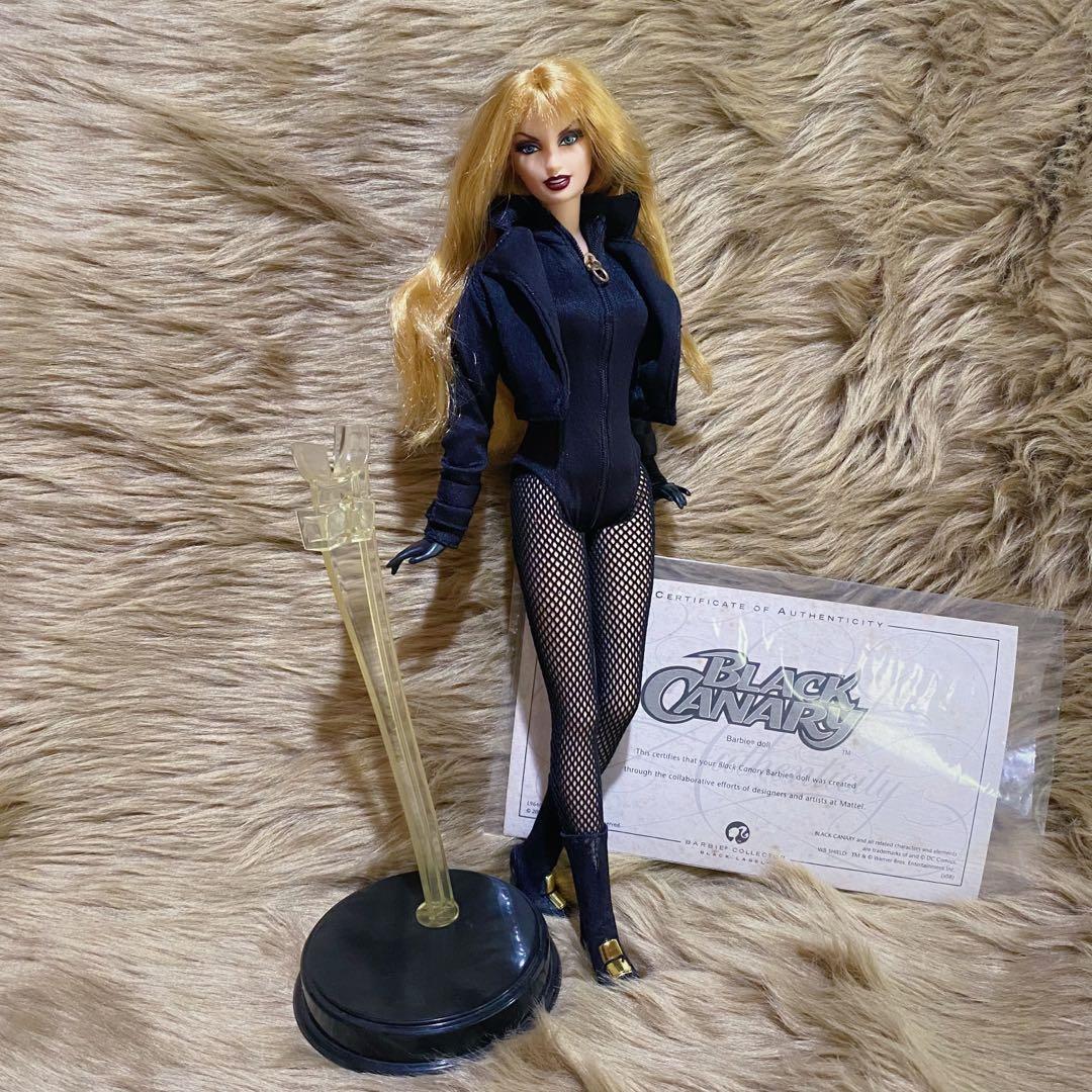 Black canary barbie shop doll