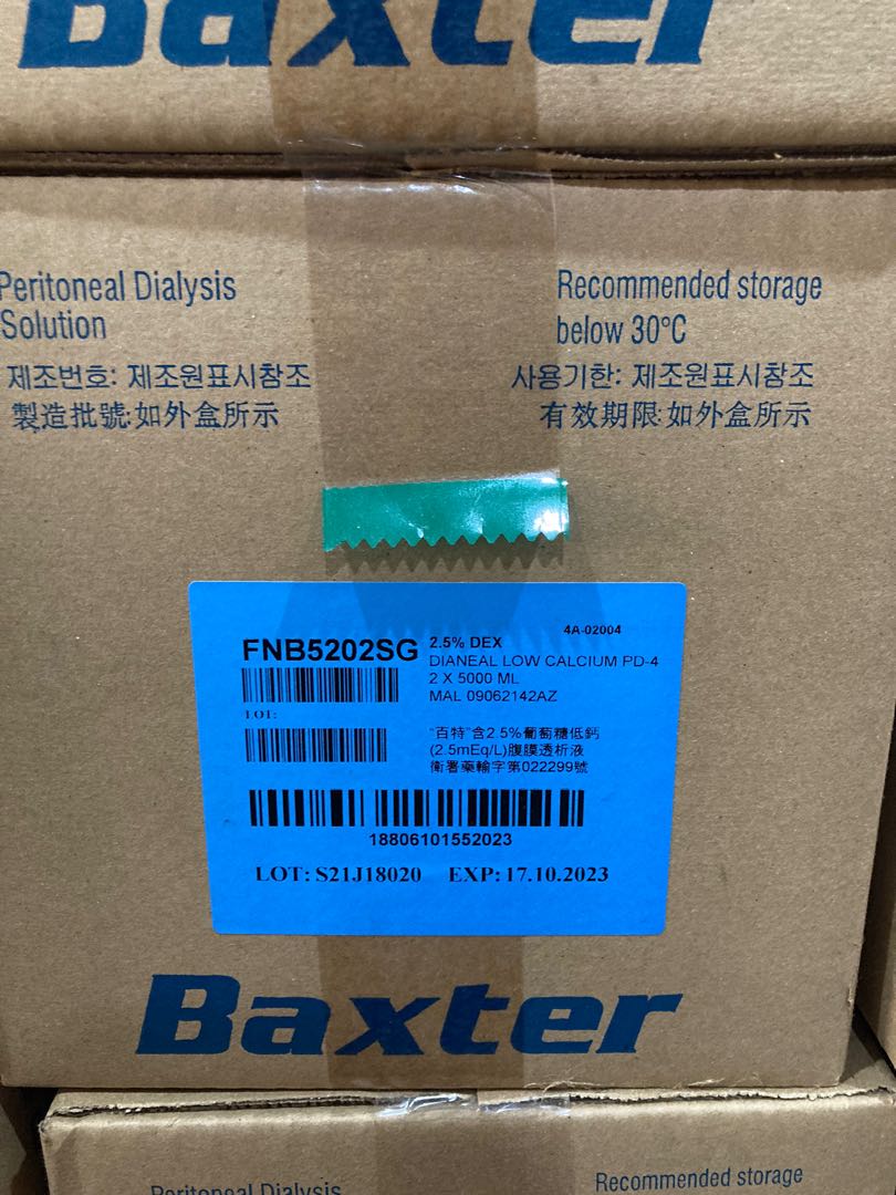 Baxter peritoneal dialysis, Health & Nutrition, Medical Supplies